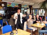 Benidorm, 7 Maart 2013
Andy de Wit ( Ad v d Hurk) voor en optreden in Cafe Rest. 
De Blauwe Walvis
Foto Peter Smulders BV