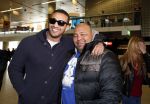 Schiphol 13 maart 2013
Badr Hari en Estelle Cruijff vertrekken vanaf schiphol naar Zagreb waar Badr een K1 event heeft. Badr met zijn trainer Mike
Peter Smulders bv