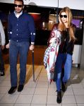 Schiphol 17 maart 2013
Badr Hari en Estelle Cruijff  komen terug van de K1 finale in Zagreb waar Badr zijn voet gebroken heeft . Badr wordt in een rolstoel naar zijn auto gebracht.
Peter Smulders bv