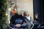 Amsterdam 14 maart 2013
Danny Cruijff met een vriendin op de pc hooftstraat.
Peter Smulders bv