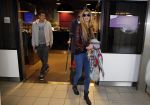 Schiphol 17 maart 2013
Badr Hari en Estelle Cruijff  komen terug van de K1 finale in Zagreb waar Badr zijn voet gebroken heeft . Badr wordt in een rolstoel naar zijn auto gebracht.
Peter Smulders bv