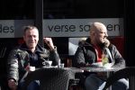 Amsterdam 4 maart 2013
Hans Barneveld ( Ben Cramer vriend) met vriend op terras op de cornelis schuytstraat.
Peter Smulder bv