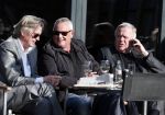 Amsterdam 5 maart 2013
Harry Mens en Rob Heilbronn op terras.
Peter Smulders bv