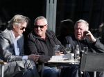 Amsterdam 5 maart 2013
Harry Mens en Rob Heilbronn op terras.
Peter Smulders bv
