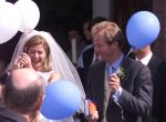 Leende 28 Augustus 1999
Kerkelijk huwelijk van Vanessa Loudon
met haar man Janus Smalbraak