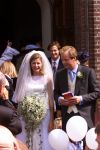 Leende 28 Augustus 1999
Kerkelijk huwelijk van Vanessa Loudon
met haar man Janus Smalbraak