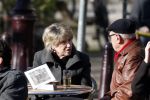 Amsterdam 4 maart 2013
Jenny Arean op terras in Amsterdam.
Peter Smulders bv