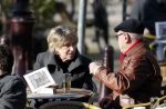 Amsterdam 4 maart 2013
Jenny Arean op terras in Amsterdam.
Peter Smulders bv