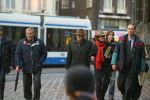 Amsterdam 28 december 2003
Prinses Maxima en Prinses Amalia wandelen met ouders Maxima en broer en zus bij Paleis op de Dam.Jorge Zorreguita en Carmen Zorreguita