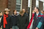 Amsterdam 28 december 2003
Prinses Maxima en Prinses Amalia wandelen met ouders Maxima en broer en zus bij Paleis op de Dam.Jorge Zorreguita en Carmen Zorreguita