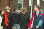 Amsterdam 28 december 2003
Prinses Maxima en Prinses Amalia wandelen met ouders Maxima en broer en zus bij Paleis op de Dam.Jorge Zorreguita en Carmen Zorreguita
