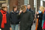 Amsterdam 28 december 2003
Prinses Maxima en Prinses Amalia wandelen met ouders Maxima en broer en zus bij Paleis op de Dam.Jorge Zorreguita en Carmen Zorreguita