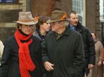 Amsterdam 28 december 2003
Prinses Maxima en Prinses Amalia wandelen met ouders Maxima en broer en zus bij Paleis op de Dam.Jorge Zorreguita en Carmen Zorreguita
