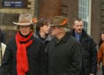 Amsterdam 28 december 2003
Prinses Maxima en Prinses Amalia wandelen met ouders Maxima en broer en zus bij Paleis op de Dam.Jorge Zorreguita en Carmen Zorreguita