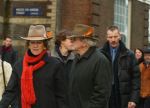 Amsterdam 28 december 2003
Prinses Maxima en Prinses Amalia wandelen met ouders Maxima en broer en zus bij Paleis op de Dam.Jorge Zorreguita en Carmen Zorreguita