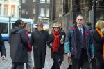 Amsterdam 28 december 2003
Prinses Maxima en Prinses Amalia wandelen met ouders Maxima en broer en zus bij Paleis op de Dam.Jorge Zorreguita en Carmen Zorreguita