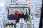 Lech, 27 Februari 2013
Wintersport, skieen
Linda de Mol met kinderen
Foto Peter Smulders BV