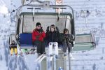 Lech, 27 Februari 2013
Wintersport, skieen
Linda de Mol met kinderen
Foto Peter Smulders BV