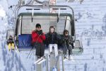 Lech, 27 Februari 2013
Wintersport, skieen
Linda de Mol met kinderen
Foto Peter Smulders BV