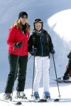Lech, 27 Februari 2013
Wintersport, skieen
Linda de Mol met kinderen
Foto Peter Smulders BV