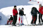 Lech, 27 Februari 2013
Wintersport, skieen
Linda de Mol met kinderen
Foto Peter Smulders BV