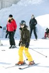 Lech, 27 Februari 2013
Wintersport, skieen
Linda de Mol met kinderen
Foto Peter Smulders BV