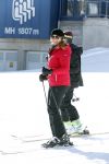 Lech, 27 Februari 2013
Wintersport, skieen
Linda de Mol met kinderen
Foto Peter Smulders BV