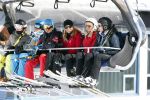 Lech, 27 Februari 2013
Wintersport, skieen
Linda de Mol met kinderen
Foto Peter Smulders BV