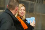 Amsterdam 28 december 2003
Prinses Maxima en Prinses Amalia wandelen met ouders Maxima en broer en zus bij Paleis op de Dam.Jorge Zorreguita en Carmen Zorreguita