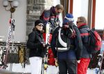 Zurs 19 februari 2013
Prinses Caroline van Monaco en haar dochter op ski vakantie in Zurs/Lech.
Peter Smulders bv