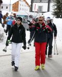 Zurs 19 februari 2013
Prinses Caroline van Monaco en haar dochter op ski vakantie in Zurs/Lech.
Peter Smulders bv