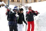Zurs 19 februari 2013
Prinses Caroline van Monaco en haar dochter op ski vakantie in Zurs/Lech.
Peter Smulders bv