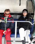 Zurs 19 februari 2013
Prinses Caroline van Monaco en haar dochter op ski vakantie in Zurs/Lech.
Peter Smulders bv