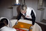 Bergen op zoom 16 maart 2013
Prinses Laurentien helpt mee met de grote schoonmaak in Museum De Gevangenpoort. De prinses en haar man prins Constantijn verrichten samen met hun kinderen  Eloise en Claus Cazimir de schoonmaakwerkzaamheden in het kader van de vrijwilligersactie NLdoet.
Peter Smulders bv