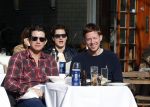 Amsterdam 5 maart 2013
Robert de Hoog met een vriend op terras.
Peter Smulders bv