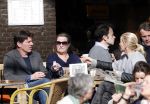 Amsterdam 5 maart 2013
Twan Huys met vrouw en een kennis op terras.
Peter Smulders bv