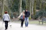 Amsterdam 17 maart 2013
Vivian Reijs en haar nieuwe vriend Hidde de Vries met de hond in het sarphatipark.
Peter Smulders bv