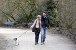 Amsterdam 17 maart 2013
Vivian Reijs en haar nieuwe vriend Hidde de Vries met de hond in het sarphatipark.
Peter Smulders bv