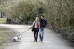 Amsterdam 17 maart 2013
Vivian Reijs en haar nieuwe vriend Hidde de Vries met de hond in het sarphatipark.
Peter Smulders bv