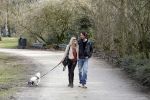 Amsterdam 17 maart 2013
Vivian Reijs en haar nieuwe vriend Hidde de Vries met de hond in het sarphatipark.
Peter Smulders bv
