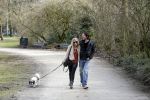 Amsterdam 17 maart 2013
Vivian Reijs en haar nieuwe vriend Hidde de Vries met de hond in het sarphatipark.
Peter Smulders bv