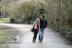 Amsterdam 17 maart 2013
Vivian Reijs en haar nieuwe vriend Hidde de Vries met de hond in het sarphatipark.
Peter Smulders bv