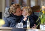 Amsterdam 13 maart 2013
Wesly Bronkhorst met zijn dochter op terras bij joffers.
Peter Smulders bv
