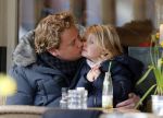 Amsterdam 13 maart 2013
Wesly Bronkhorst met zijn dochter op terras bij joffers.
Peter Smulders bv
