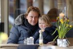 Amsterdam 13 maart 2013
Wesly Bronkhorst met zijn dochter op terras bij joffers.
Peter Smulders bv