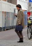 Amsterdam 4 maart 2015
Camiel Eurlings wandelend op straat in Amsterdam zuid.