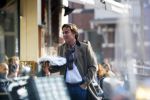 Amsterdam 16 februari 2015
Camiel Eurlings bellend op straat in amsterdam zuid.