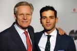 Amsterdam 2 maart 2015
Uitreiking van de tv beelden.
Fons de Poel met zoon Aviv en schoondochter