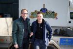 Eemnes 15 februari 2015
Rob Verlinden en zijn collega ivo Putman op de kwekerij van Rob
