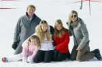 Lech, 23 Februari 2015
Jaarlijkse fotoshoot koninklijke Familie in Lech met Koning willem Alexander, Koningin Maxima, Prinses Beatrix,Prinses Amalia, Prinses Alexia en Prinses Ariane